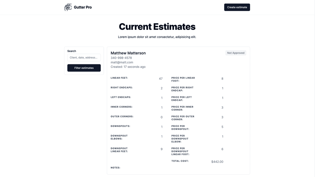 Gutter CRM preview image